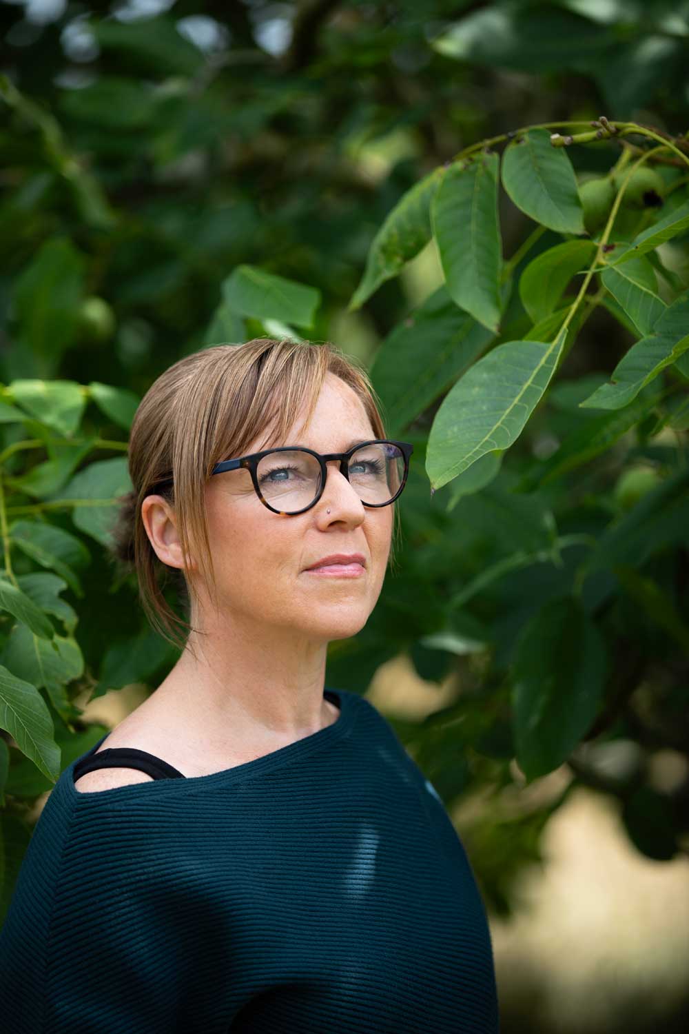 Portrait of Rae Wilkinson (Rachel Conibear). Rae Wilkinson Garden and Landscape Design Surrey, Sussex, London, South-East England